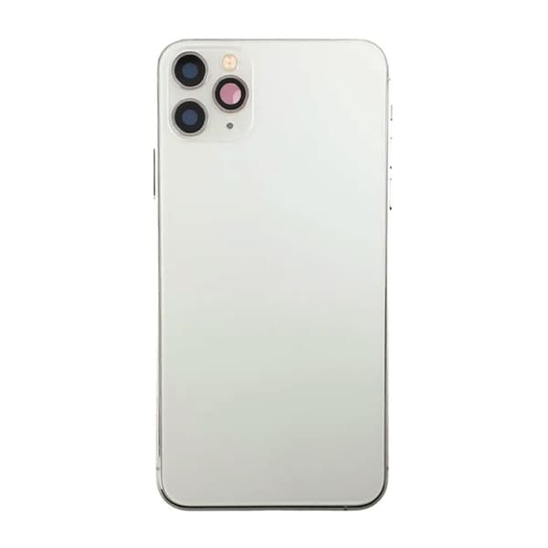 iPhone 11 Pro Back Cover Complete OEM  Silver With Small Parts