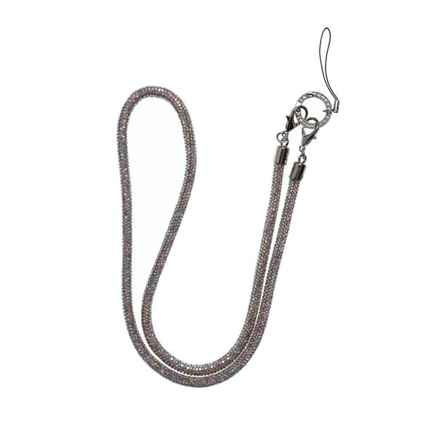 Mobilrem Halskæde 80cm - Iriserende glitter