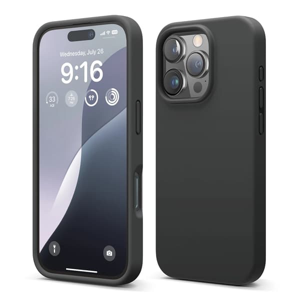 iPhone 16 Pro Max Silikone Cover Rvelon - Sort