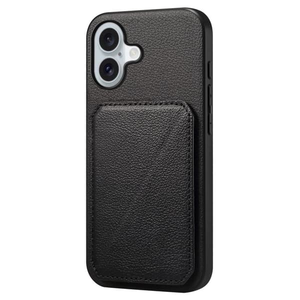 DENIOR D04 iPhone 16 Plus -suojakuori - Musta