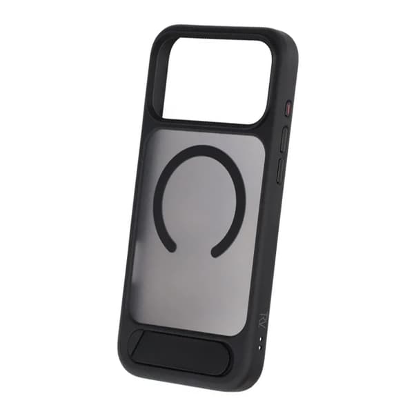 Rvelon Mobilcover med stativ til iPhone 17 Pro Max - Sort