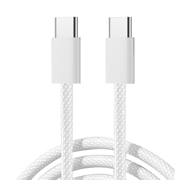 Joyroom USB-C–USB-C-kaapeli pikalataus 60W, 1m - Valkoinen