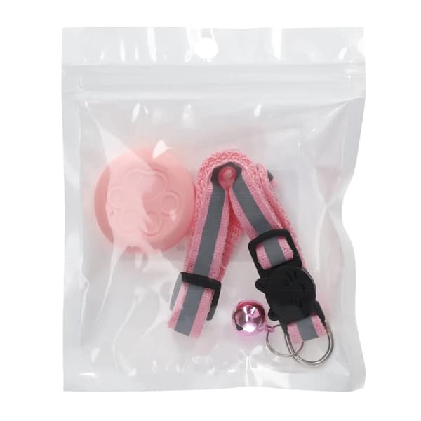 Pet Luminous Protective Cover Collar Pink