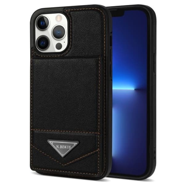 N.BEKUS iPhone 15 Pro cover - Sort