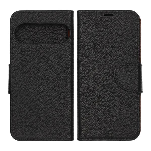 Pung Etui med Stativ til Google Pixel 10 Pro XL - Sort/Brun