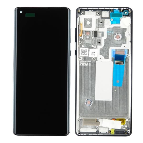 Motorola Moto Edge Plus LCD Skærm - Sort