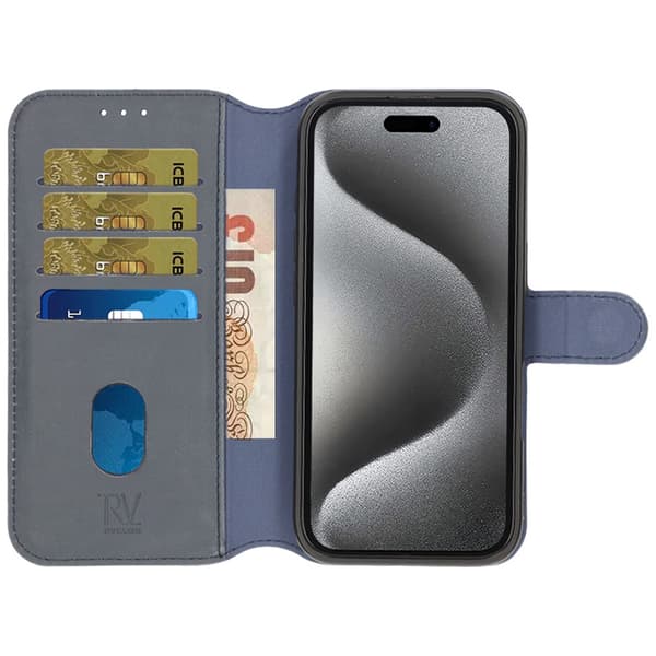 RV Magnetisk Wallet Case iPhone 16 Pro Max Abssy Blå
