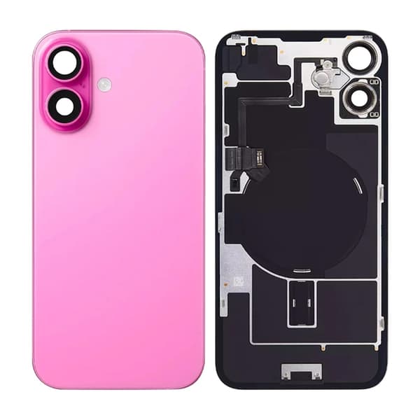 iPhone 16 Bagglas med smådele - Pink
