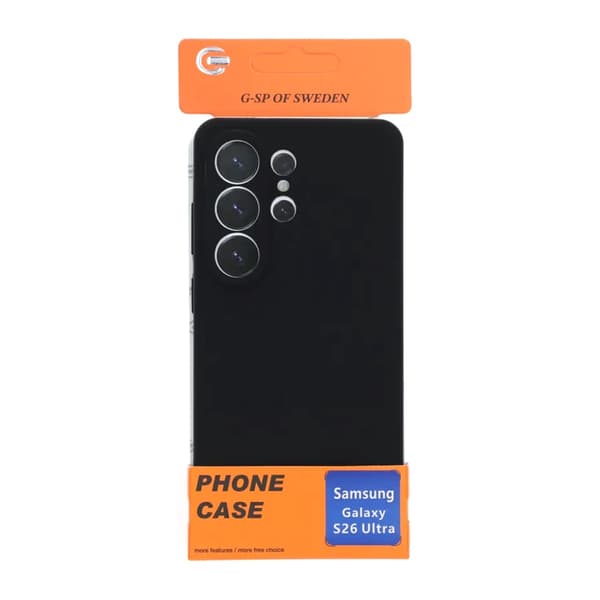 Silikonecover Samsung S26 Ultra - Sort