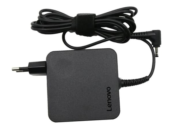 Lenovo AC-sovitin 65W, 20V, 3,25A, EU - Musta