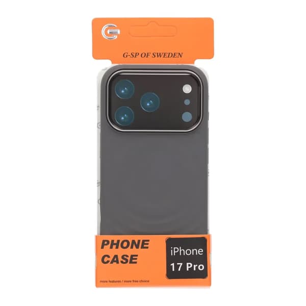 Cream wave flydende silikonecover til iPhone 17 Pro Mørkegrå
