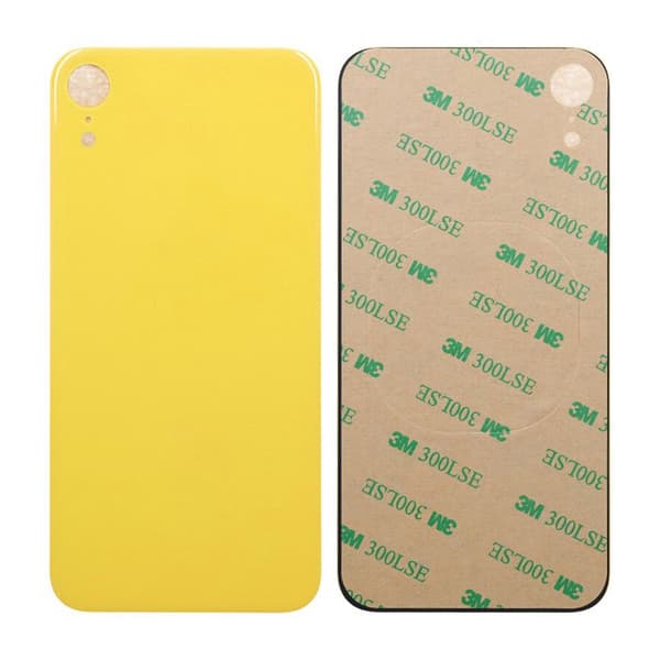 iPhone XR Bagglas med tape - Gul