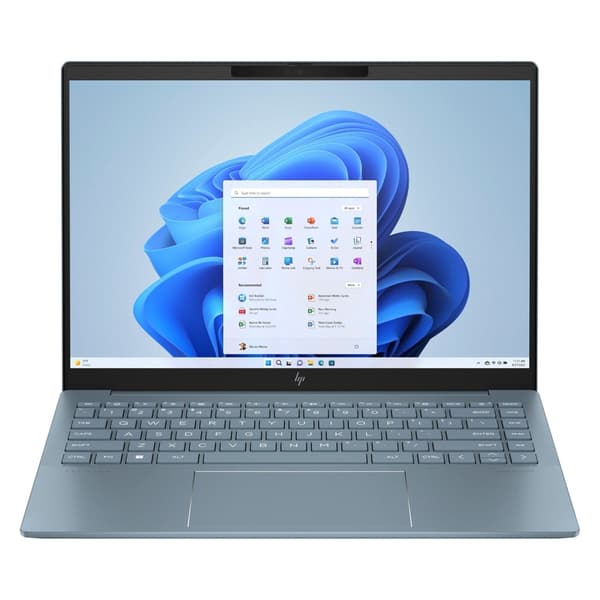 HP Pavilion Plus 14 ew1050no Bærbar Computer 14 2 8K OLED Moonlight Blue Ny stand