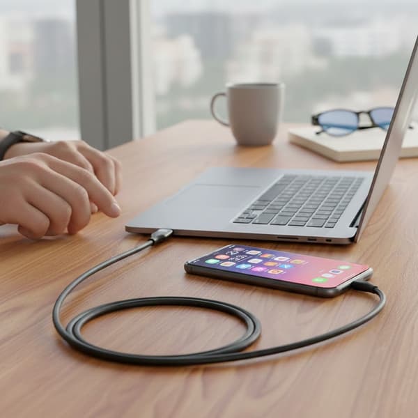 Rvelon USB-A till USB-C Kabel 1m
