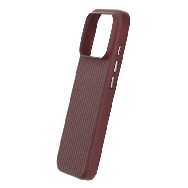 Corrugated Rock Sand Magnetic Case - iPhone 17 Pro Red