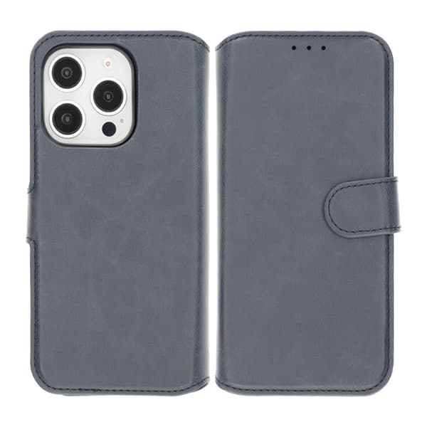 iPhone 16 Pro Max Pung Etui Magnet Rvelon - Blå