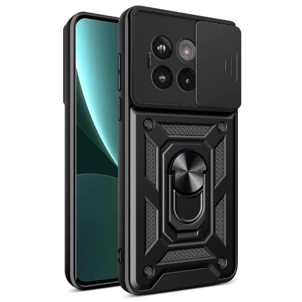 OnePlus 13R 5G Cover med Stativ - Sort