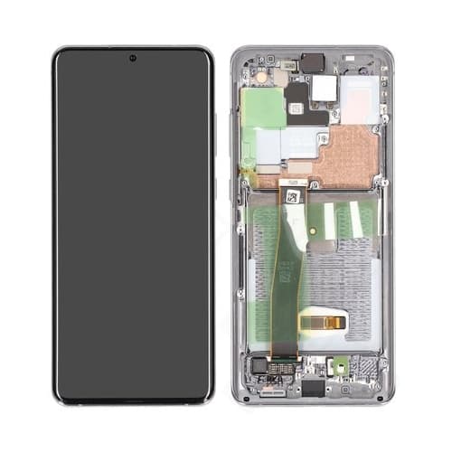 Galaxy S20 Ultra Skærm Grå (Intet Frontkamera)