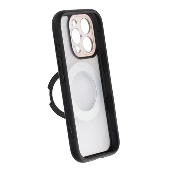 Cover med roterbart MagSafe-stativ til iPhone 16 Pro Max - Sort