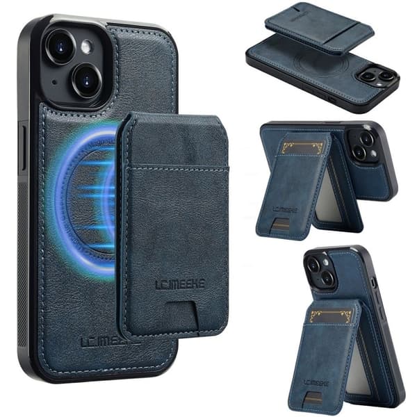 LC.IMEEKE iPhone 15 Plus -kotelo MagSafella - Sininen