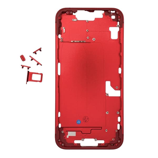 iPhone 14 Plus -keskikehys - Punainen