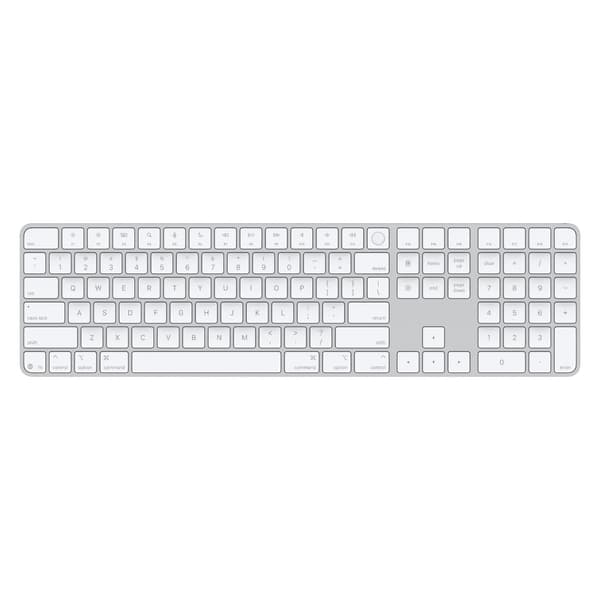 Apple Magic Keyboard med Touch ID och numerisk del Vit - Nyskick