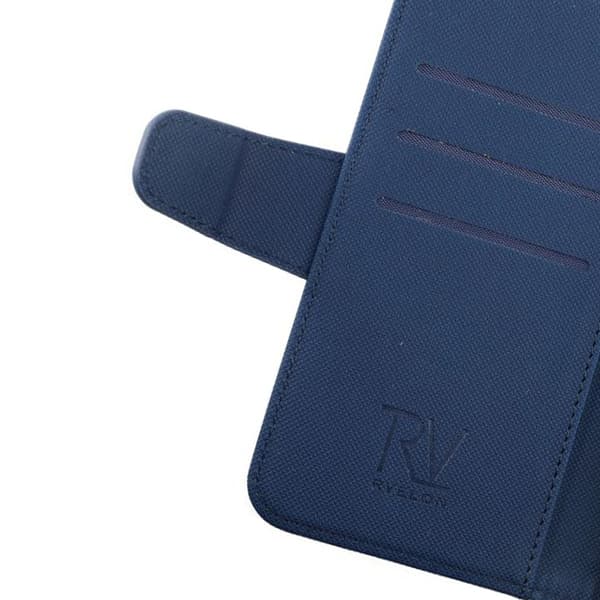 iPhone 13 Mini Plånboksfodral Extra Kortfack Rvelon - Blå