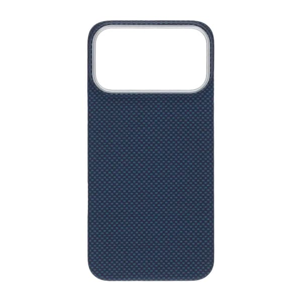 Kevlar Woven Magnetic Case - iPhone 17 Pro Max Blue Plain Weave