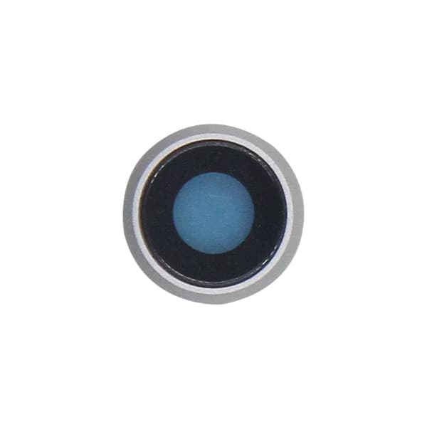 iPhone 8 Kameralinse med Ramme - Hvid