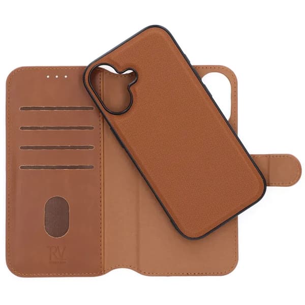 RV Magnetisk Wallet Case iPhone 17 Brun