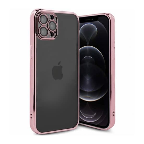 Luksus telefoncover iPhone 12 Pro - Pink