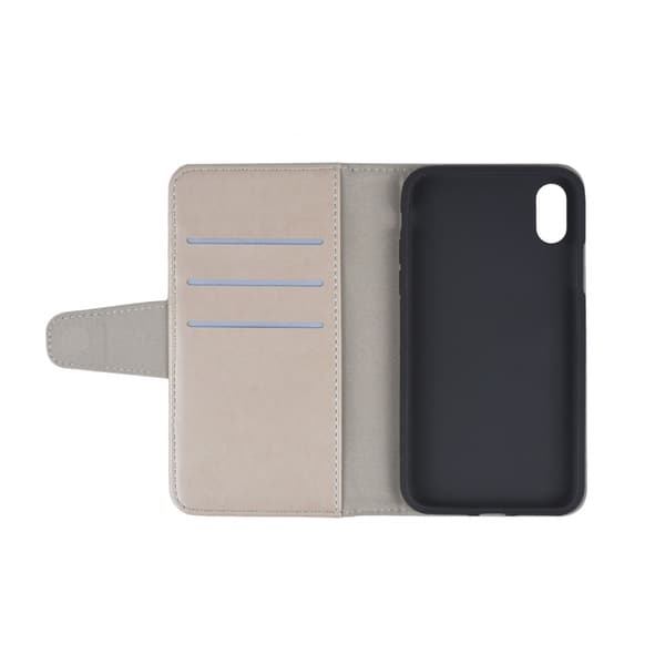 iPhone XS Max Plånboksfodral Stativ och extra Kortfack G-SP -  Grå