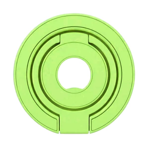 Foldable Double Magnetic Phone Ring Holder Green