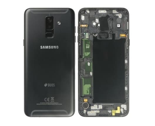 Galaxy A6 Plus 2018 Takakansi Musta Duos