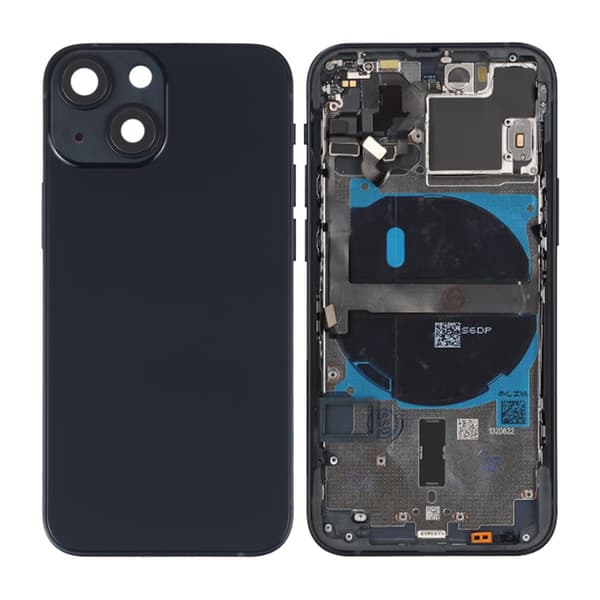 iPhone 13 Mini Bagcover Komplet Med Smådele - Sort