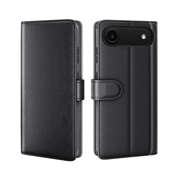 iPhone Air telefoncover i læder - Sort