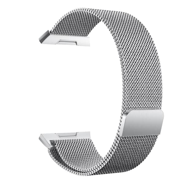 Fitbit Ionic Klockarmband Rostfritt Stål Milanesisk Mesh – Silver