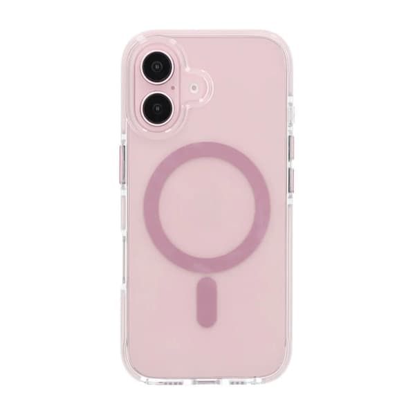 Mobilskal Magnet Dubbelskydd för iPhone 17 - Rosa