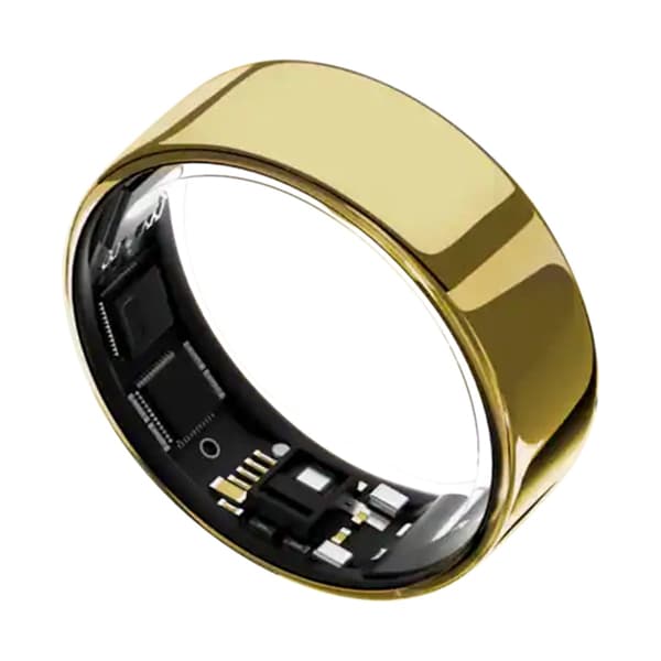 Ultrahuman Ring Air Smart Ring Størrelse 8 Bionic Gold Ny stand