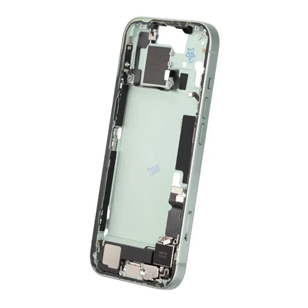 Mittenram med smådelar för iPhone 15 - Grön OEM