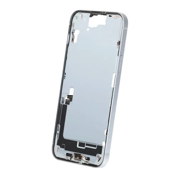 Mellemramme med smådele til iPhone 15 Plus - Blå OEM