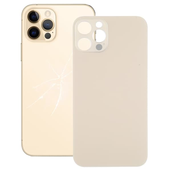 iPhone 12 Pro Bagcover (Intet Logo) - Guld