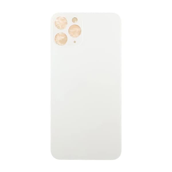 iPhone 11 Pro Max Bagglas med Klæbebånd - Hvid