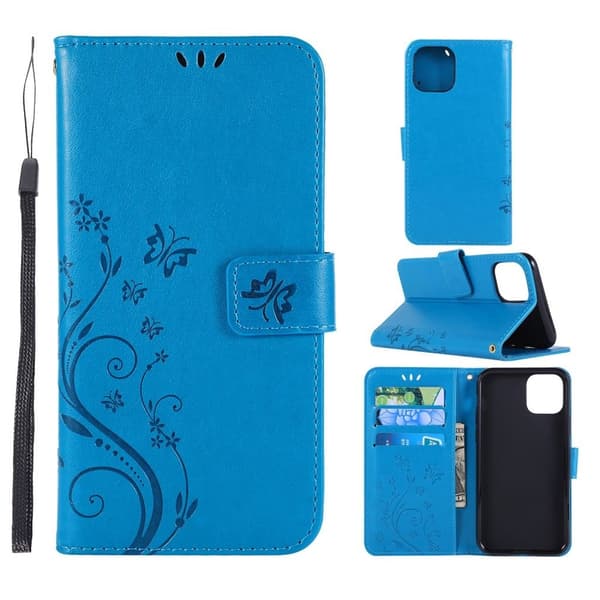 IPhone 11 Pro Max -kuori perhoskuviolla - Sininen