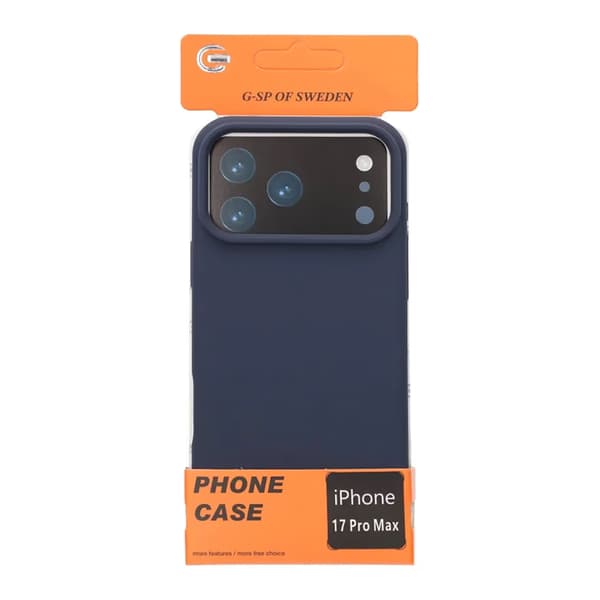 Mobilskal Mjukt Silikon för iPhone 17 Pro Max - Mörkblå