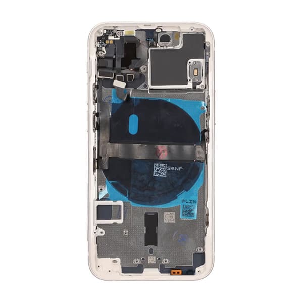 iPhone 13 Mini Bagcover Komplet Med Smådele - Hvid