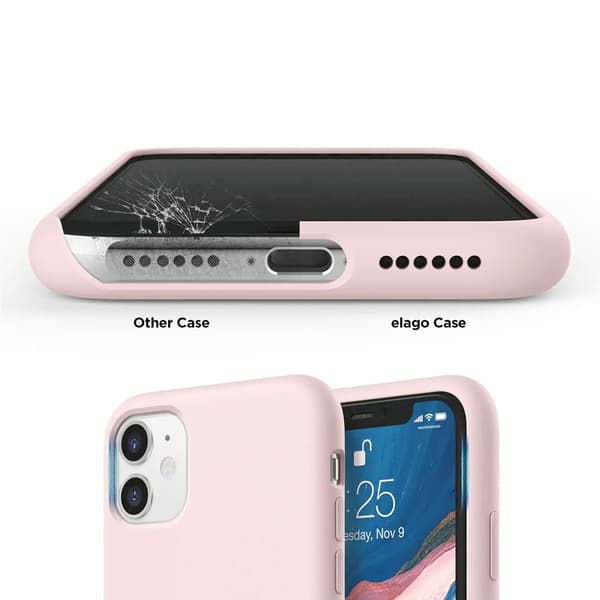 iPhone 11 Silikonskal Rvelon - Sand Rosa