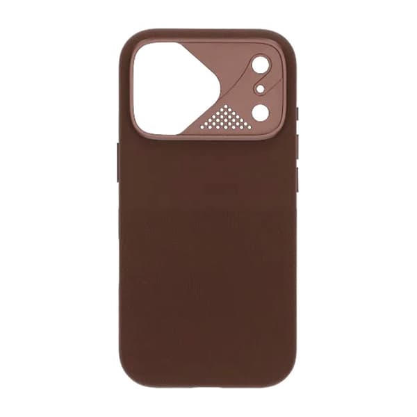Amru Liquid Silicone Phone Case - iPhone 17 Pro Max Brown