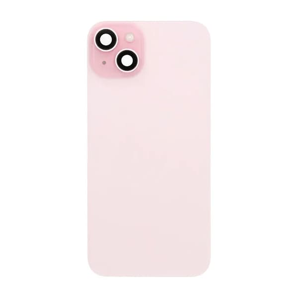 iPhone 15 Plus Baksida Glas Komplett OEM - Rosa