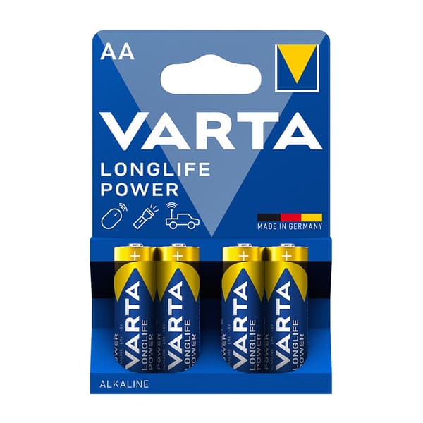 Varta Longlife LR6 AA Batteri 4-pack